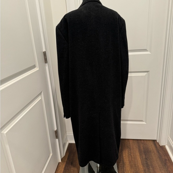 Chaps long wool blend black/grey coat. - Picture 2 of 5